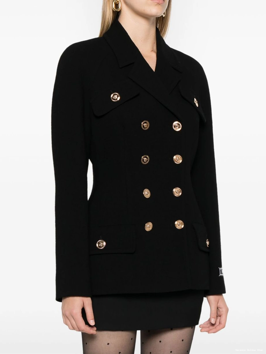 Cheap blazer Women Medusa-motif Versace crepe 0815